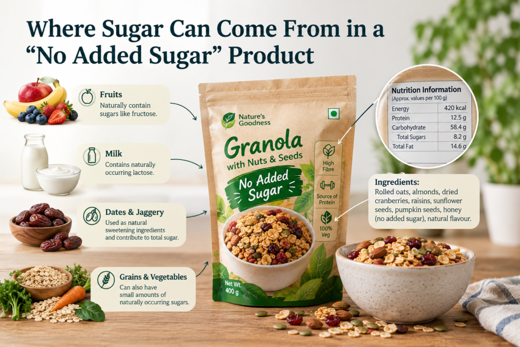 No added sugar