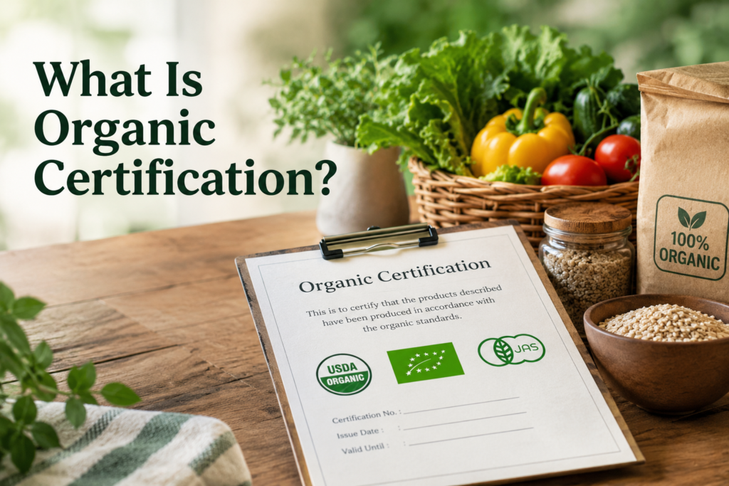 Organic certification