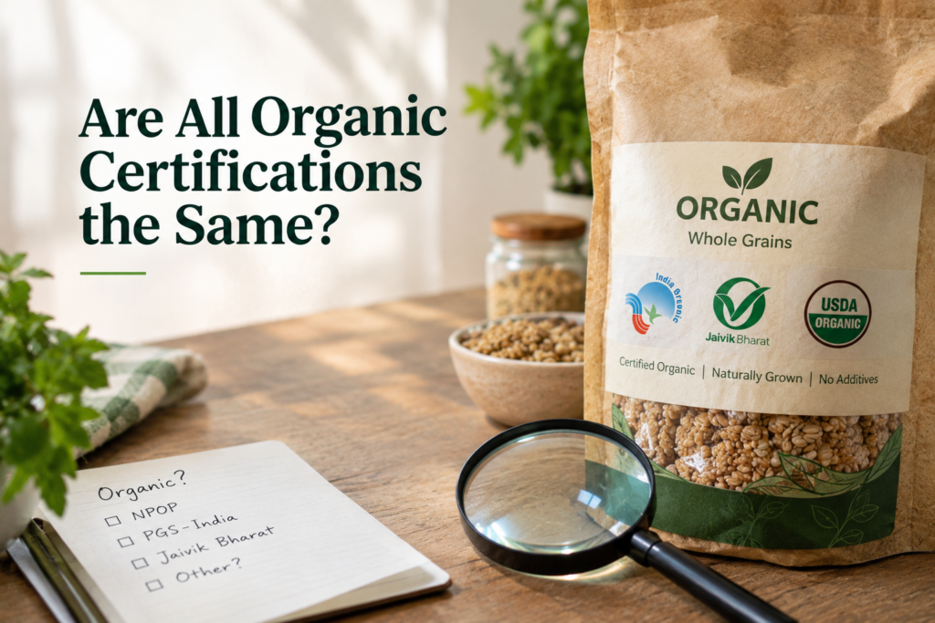 Organic certification